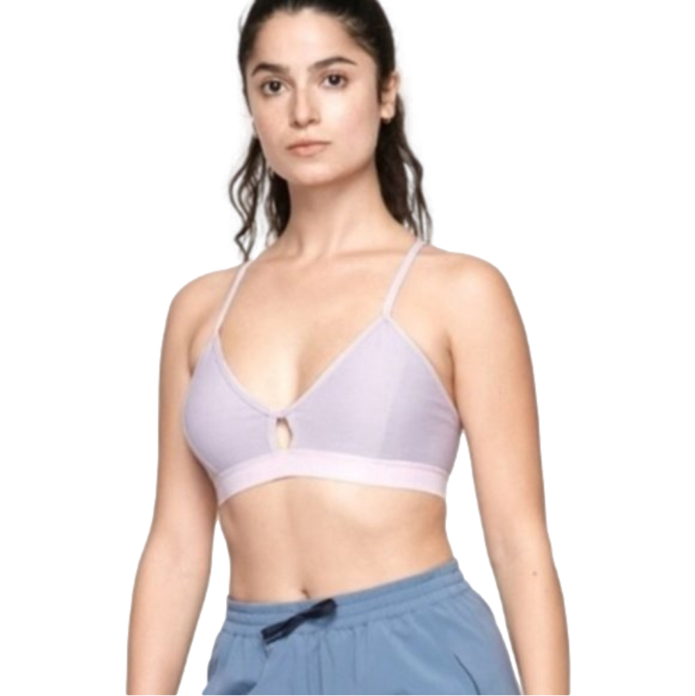 NWT! Outdoor Voices‎ Steeplechase Sports Bra In Wisteria
